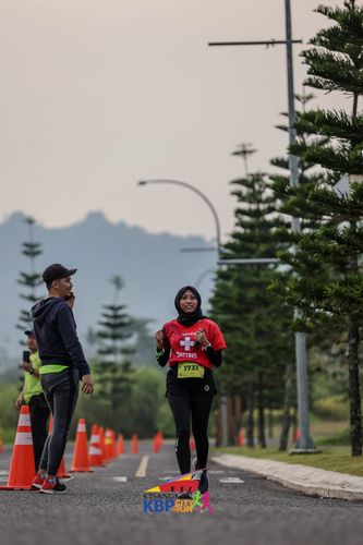 Race photo from CISANGKAN KBP CITY RUN 2025