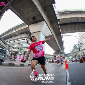 Race photo from SMARTFREN RUN 2026