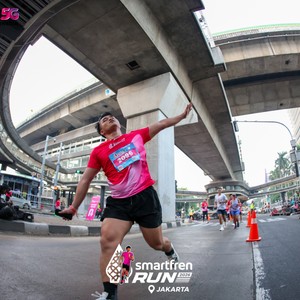Race photo from SMARTFREN RUN 2026