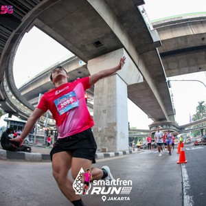 Race photo from SMARTFREN RUN 2026