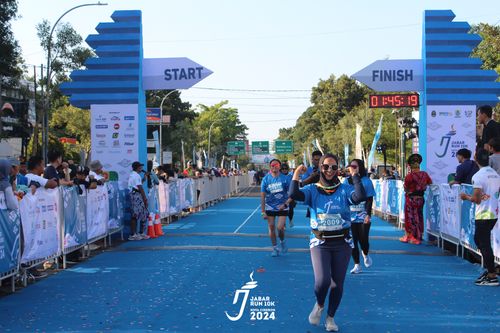 Race photo from Jabar Run 10K 2024