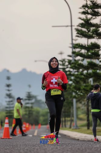 Race photo from CISANGKAN KBP CITY RUN 2025