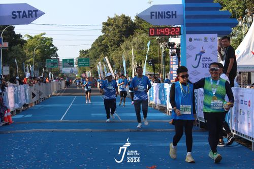 Race photo from Jabar Run 10K 2024
