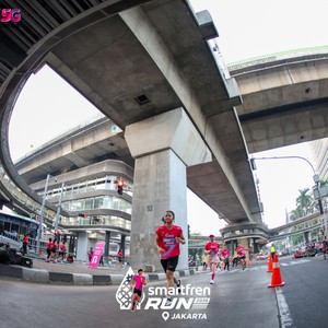 Race photo from SMARTFREN RUN 2026
