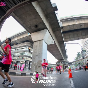 Race photo from SMARTFREN RUN 2026