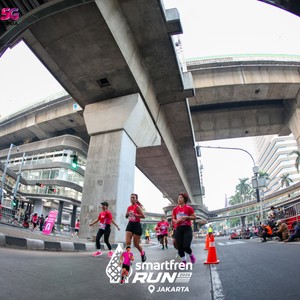 Race photo from SMARTFREN RUN 2026