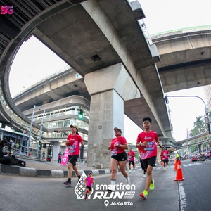 Race photo from SMARTFREN RUN 2026