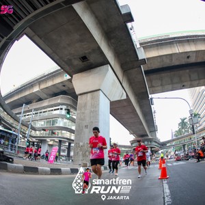 Race photo from SMARTFREN RUN 2026