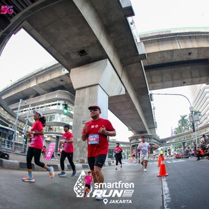Race photo from SMARTFREN RUN 2026