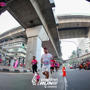 Race photo from SMARTFREN RUN 2026