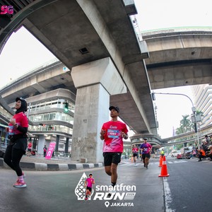 Race photo from SMARTFREN RUN 2026