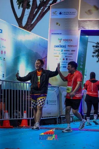 Race photo from CISANGKAN KBP CITY RUN 2025
