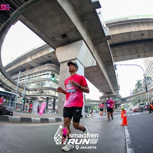 Race photo from SMARTFREN RUN 2026