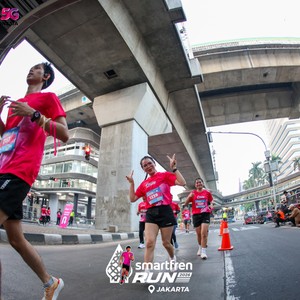 Race photo from SMARTFREN RUN 2026