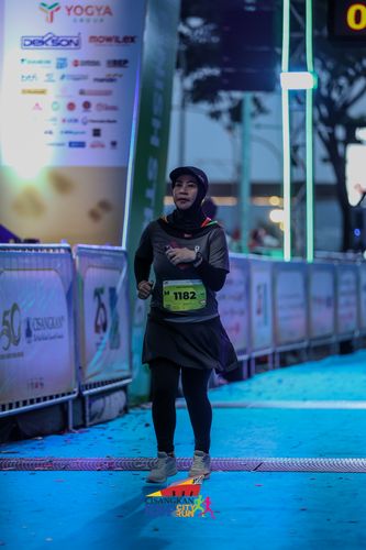 Race photo from CISANGKAN KBP CITY RUN 2025