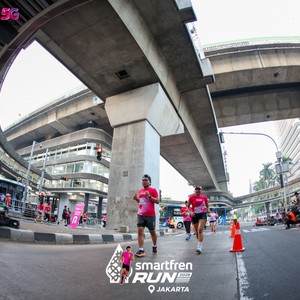 Race photo from SMARTFREN RUN 2026