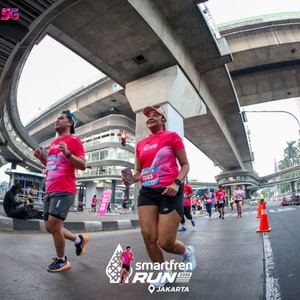 Race photo from SMARTFREN RUN 2026