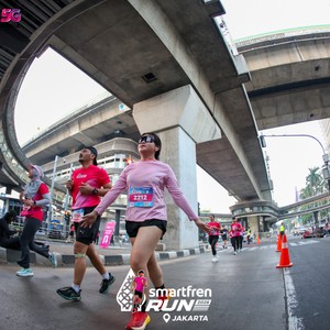Race photo from SMARTFREN RUN 2026