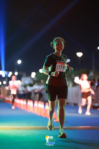 Race photo from PIK NITE RUN 2025