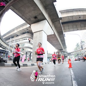 Race photo from SMARTFREN RUN 2026