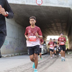 Race photo from KEDIRI HALF MARATHON 2026
