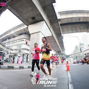 Race photo from SMARTFREN RUN 2026