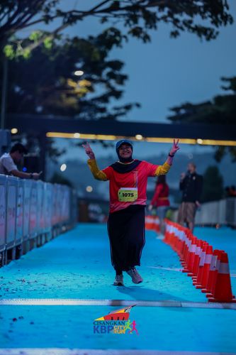 Race photo from CISANGKAN KBP CITY RUN 2025