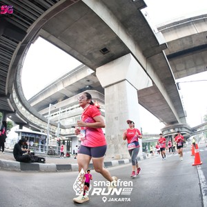 Race photo from SMARTFREN RUN 2026