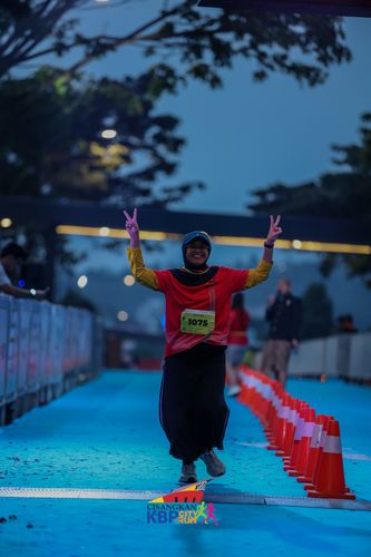 Race photo from CISANGKAN KBP CITY RUN 2025