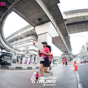 Race photo from SMARTFREN RUN 2026