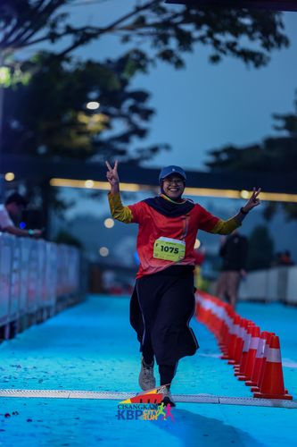 Race photo from CISANGKAN KBP CITY RUN 2025