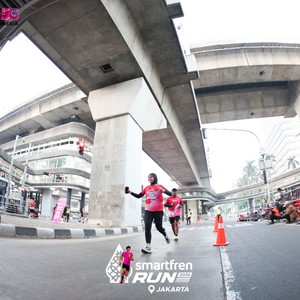 Race photo from SMARTFREN RUN 2026