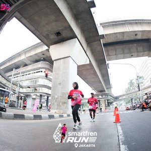 Race photo from SMARTFREN RUN 2026