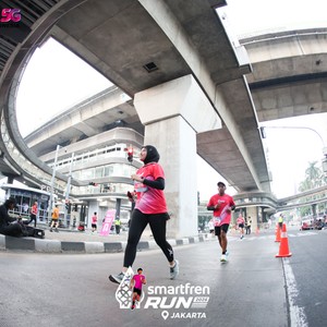 Race photo from SMARTFREN RUN 2026