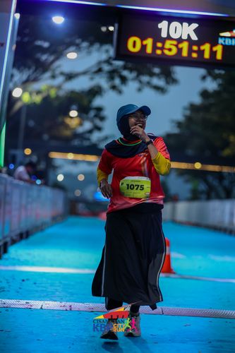 Race photo from CISANGKAN KBP CITY RUN 2025