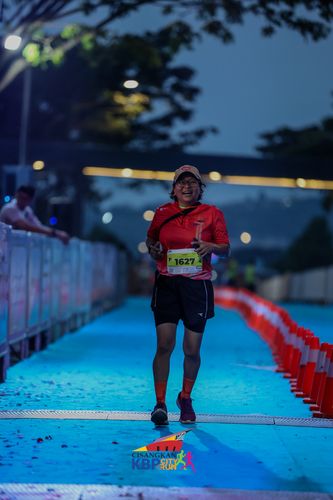 Race photo from CISANGKAN KBP CITY RUN 2025