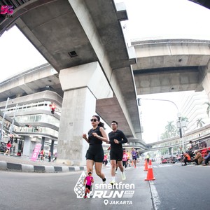 Race photo from SMARTFREN RUN 2026