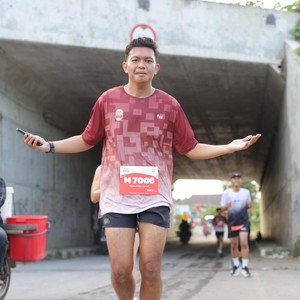 Race photo from KEDIRI HALF MARATHON 2026