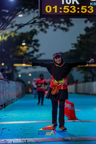 Race photo from CISANGKAN KBP CITY RUN 2025