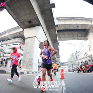 Race photo from SMARTFREN RUN 2026