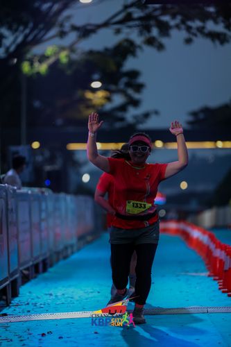 Race photo from CISANGKAN KBP CITY RUN 2025