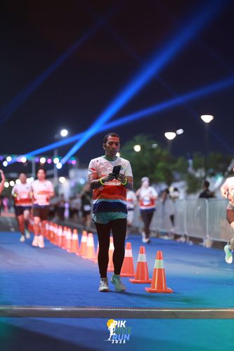 Race photo from PIK NITE RUN 2025