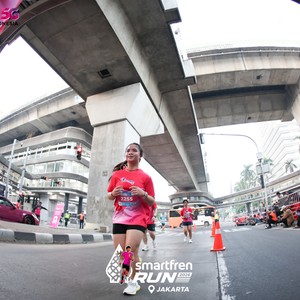 Race photo from SMARTFREN RUN 2026