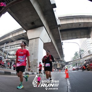 Race photo from SMARTFREN RUN 2026