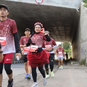 Race photo from KEDIRI HALF MARATHON 2026