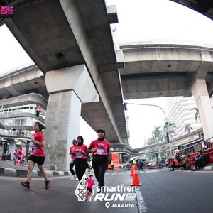 Race photo from SMARTFREN RUN 2026