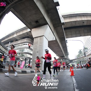 Race photo from SMARTFREN RUN 2026