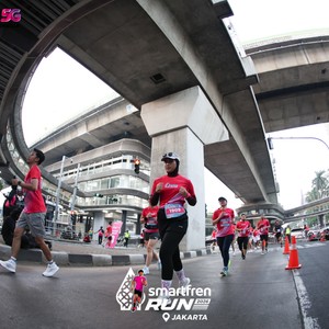 Race photo from SMARTFREN RUN 2026