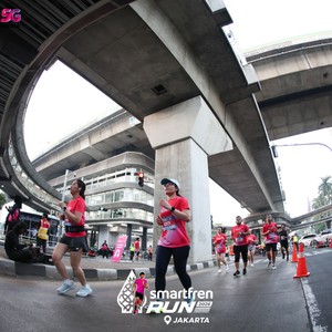 Race photo from SMARTFREN RUN 2026