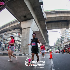 Race photo from SMARTFREN RUN 2026